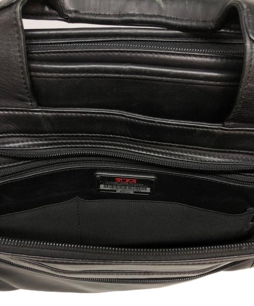 TUMI（トゥミ）TUMI (トゥミ) ナッパレザー2WAYブリーフケース ブラックの古着・服飾アイテム