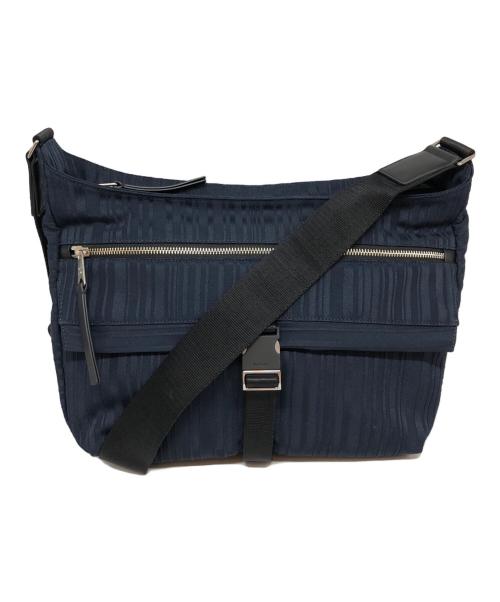 PAUL SMITH（ポールスミス）Paul Smith (ポールスミス) シャドーストライプショルダーバッグ ネイビーの古着・服飾アイテム
