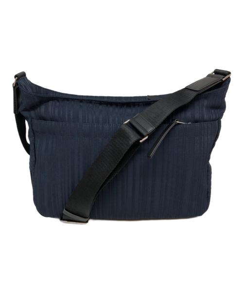 PAUL SMITH（ポールスミス）Paul Smith (ポールスミス) シャドーストライプショルダーバッグ ネイビーの古着・服飾アイテム