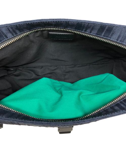 PAUL SMITH（ポールスミス）Paul Smith (ポールスミス) シャドーストライプショルダーバッグ ネイビーの古着・服飾アイテム