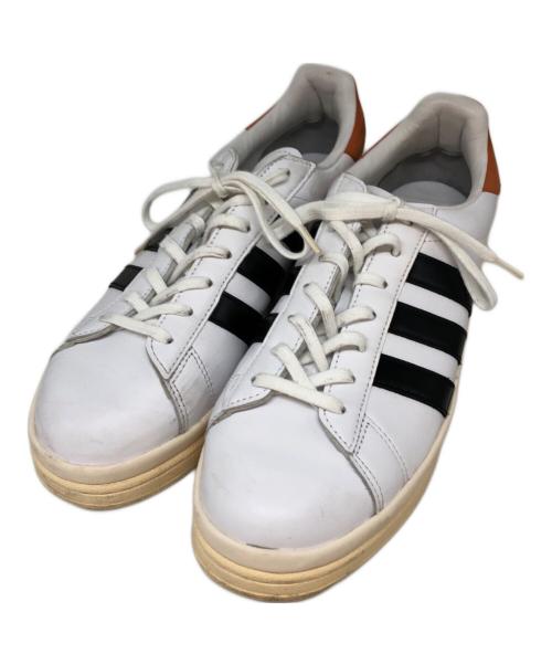 Y-3（ワイスリー）Y-3 (ワイスリー) ヒチョローカットスニーカー ホワイト×オレンジ サイズ:SIZE 28.5cmの古着・服飾アイテム