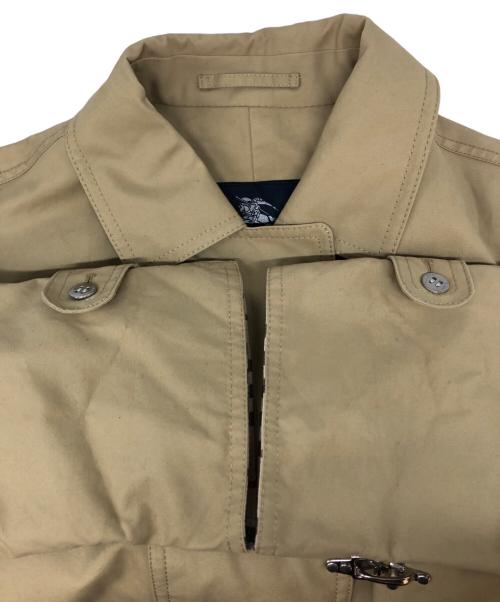 BURBERRY LONDON（バーバリーロンドン）BURBERRY LONDON (バーバリーロンドン) ノバチェックライナーファイヤーマンコート ベージュ サイズ:11の古着・服飾アイテム