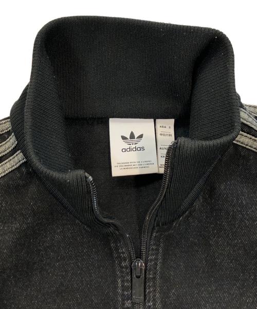 adidas（アディダス）adidas (アディダス) DENIM FIREBIRD TRACKTOP ブラック サイズ:Mの古着・服飾アイテム