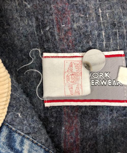 Sears（シアーズ）Sears (シアーズ) 70s 裏地ブランケットカバーオール インディゴ サイズ:Mの古着・服飾アイテム