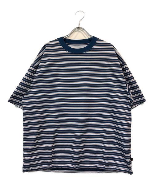 DAIWA PIER39（ダイワ ピア39）DAIWA PIER39 (ダイワ ピア39) TECH DRAWSTRING MULTI BORDER ブルー サイズ:Mの古着・服飾アイテム