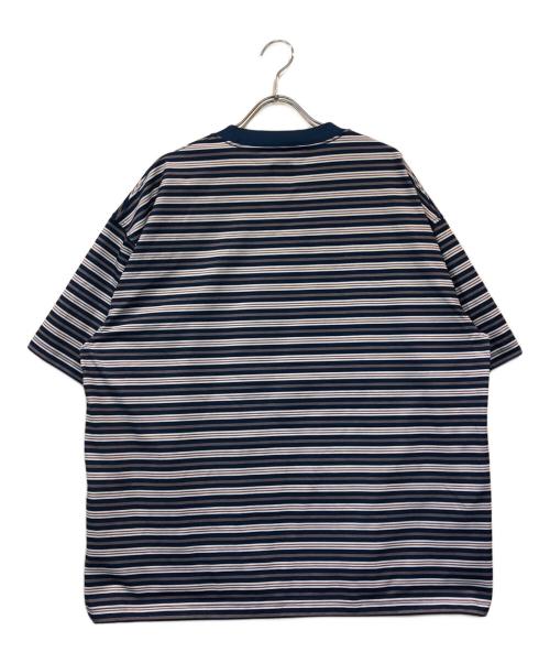 DAIWA PIER39（ダイワ ピア39）DAIWA PIER39 (ダイワ ピア39) TECH DRAWSTRING MULTI BORDER ブルー サイズ:Mの古着・服飾アイテム