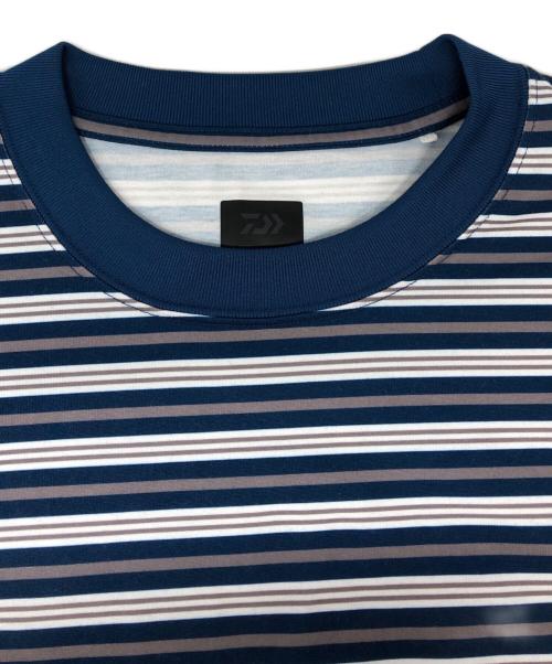 DAIWA PIER39（ダイワ ピア39）DAIWA PIER39 (ダイワ ピア39) TECH DRAWSTRING MULTI BORDER ブルー サイズ:Mの古着・服飾アイテム