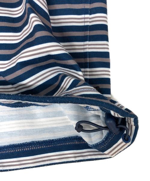 DAIWA PIER39（ダイワ ピア39）DAIWA PIER39 (ダイワ ピア39) TECH DRAWSTRING MULTI BORDER ブルー サイズ:Mの古着・服飾アイテム