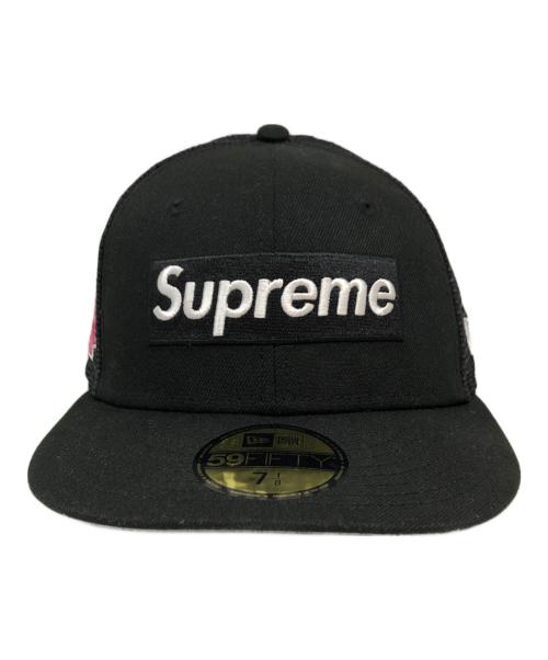 SUPREME（シュプリーム）Supreme (シュプリーム) New Era (ニューエラ) ボッスクロゴメッシュキャップ ブラック サイズ:7 8/1の古着・服飾アイテム