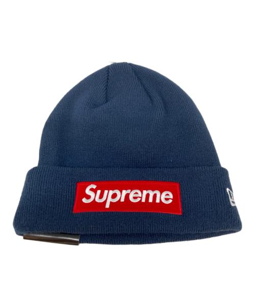 SUPREME（シュプリーム）Supreme (シュプリーム) New Era (ニューエラ) ボックスロゴビーニー ネイビーの古着・服飾アイテム