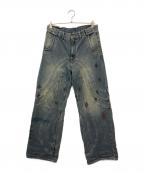 FAIR FOCUSフェアフォーカス）の古着「デニムパンツ」｜インディゴ