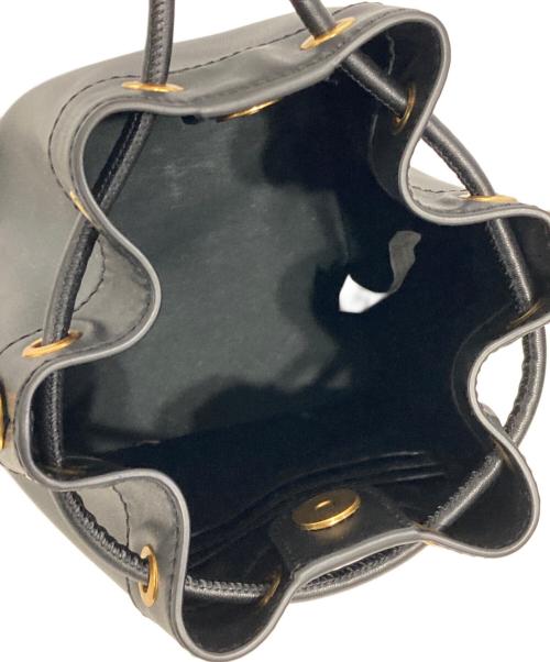 CHARLES & KEITH（チャールズアンドキース）CHARLES & KEITH (チャールズ＆キース) 巾着ハンドバッグ ブラックの古着・服飾アイテム