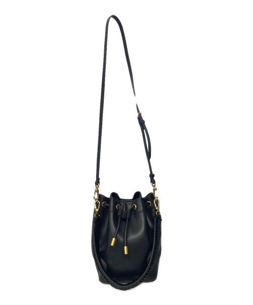 CHARLES & KEITH（チャールズアンドキース）CHARLES & KEITH (チャールズ＆キース) 巾着ハンドバッグ ブラックの古着・服飾アイテム