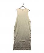 UN3D.アンスリード）の古着「SIDE BUTTON LONG OP」｜ホワイト