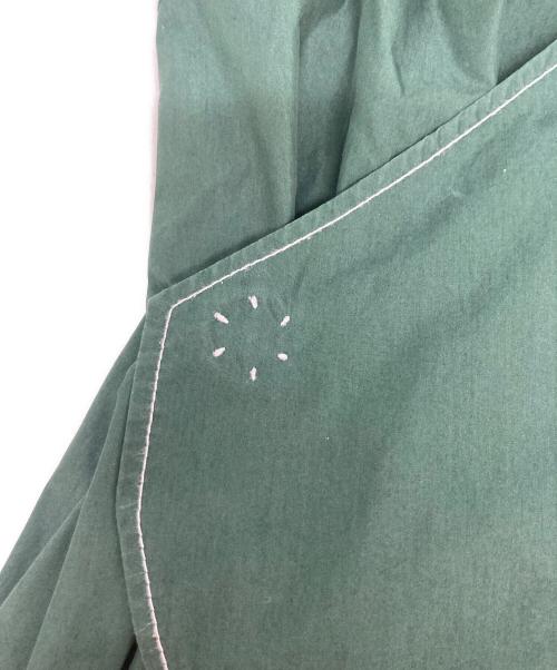 UN3D.（アンスリード）UN3D. (アンスリード) ラップスタイルノースリーブワンピース グリーン サイズ:34の古着・服飾アイテム