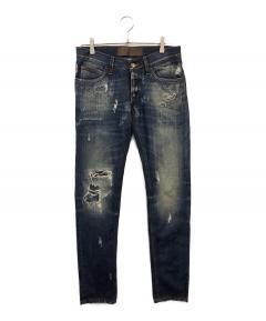 中古・古着通販】Nemeth (ネメス) 立体裁断ブラックデニム ブラック