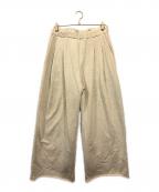 Toironierトワロニエ）の古着「2tuck Sweat Pants」｜グレー