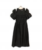 HER LIP TOハーリップトゥ）の古着「ブラウスワンピース」｜ブラック