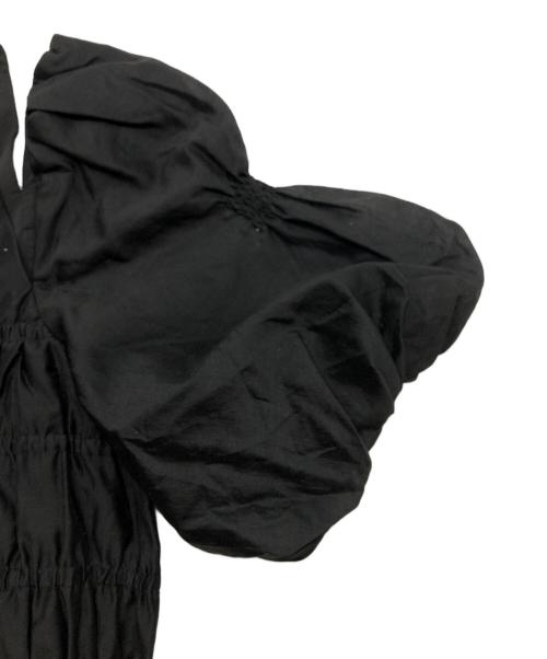 HER LIP TO（ハーリップトゥ）Her lip to (ハーリップトゥ) ブラウスワンピース ブラック サイズ:Mの古着・服飾アイテム