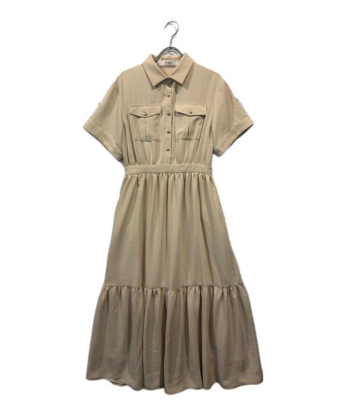 HER LIP TO（ハーリップトゥ）HER LIP TO (ハーリップトゥ) 金釦ブラウスワンピース ベージュ サイズ:sの古着・服飾アイテム