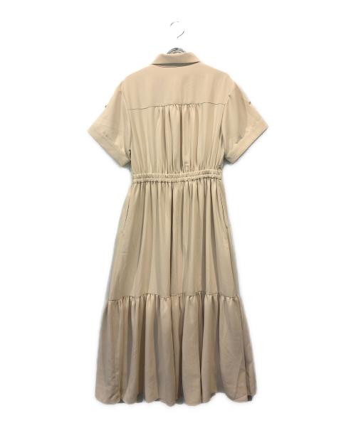 HER LIP TO（ハーリップトゥ）HER LIP TO (ハーリップトゥ) 金釦ブラウスワンピース ベージュ サイズ:sの古着・服飾アイテム