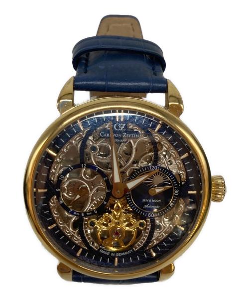 CARL VON ZEYTEN（カール・フォン・ツォイテン）CARL VON ZEYTEN (カール・フォン・ツォイテン) 自動巻き腕時計 ブルーの古着・服飾アイテム