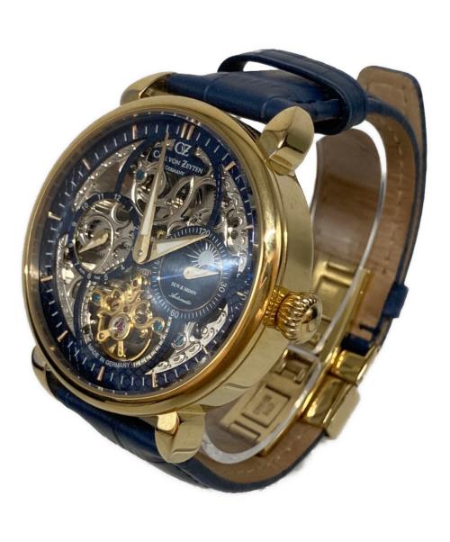 CARL VON ZEYTEN（カール・フォン・ツォイテン）CARL VON ZEYTEN (カール・フォン・ツォイテン) 自動巻き腕時計 ブルーの古着・服飾アイテム