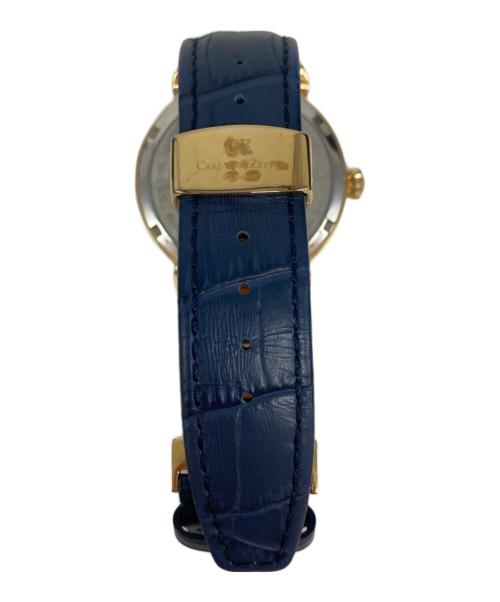 CARL VON ZEYTEN（カール・フォン・ツォイテン）CARL VON ZEYTEN (カール・フォン・ツォイテン) 自動巻き腕時計 ブルーの古着・服飾アイテム