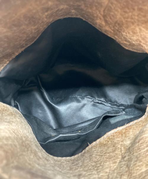 MIU MIU（ミュウミュウ）MIU MIU (ミュウミュウ) ヴィッテロ サイドリボン 2WAYバッグ ブラウンの古着・服飾アイテム