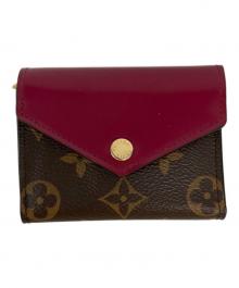 LOUIS VUITTON（ルイ ヴィトン）の古着「コンパクトウォレット」｜ブラウン×ピンク