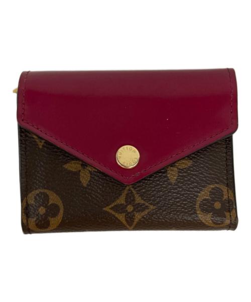 LOUIS VUITTON（ルイ ヴィトン）LOUIS VUITTON (ルイ ヴィトン) コンパクトウォレット ブラウン×ピンクの古着・服飾アイテム