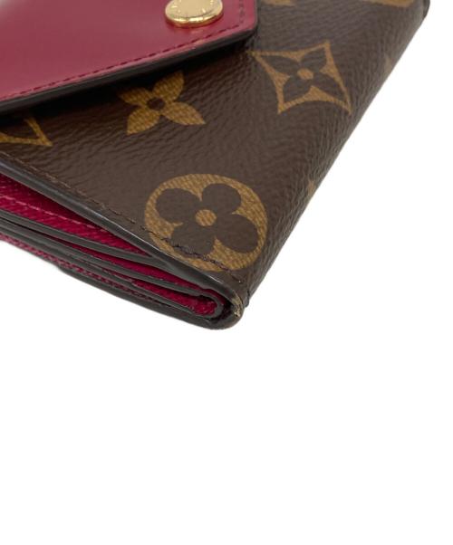 LOUIS VUITTON（ルイ ヴィトン）LOUIS VUITTON (ルイ ヴィトン) コンパクトウォレット ブラウン×ピンクの古着・服飾アイテム