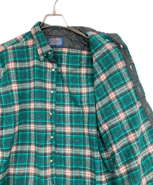 PENDLETON（ペンドルトン）PENDLETON (ペンドルトン) ヴィンテージウールシャツ グリーン サイズ:SIZE Lの古着・服飾アイテム