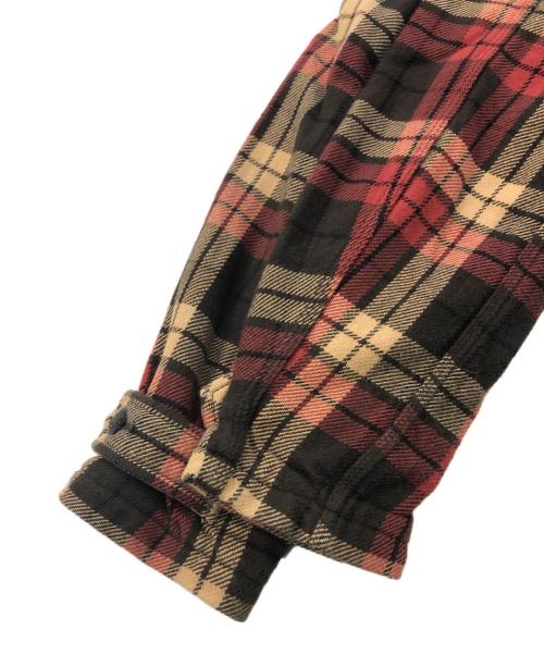 Deluxeware（デラックスウェア）DELUXEWARE (デラックスウェア) ヘビーウェイトシャツジャケット レッド サイズ:SIZE Lの古着・服飾アイテム