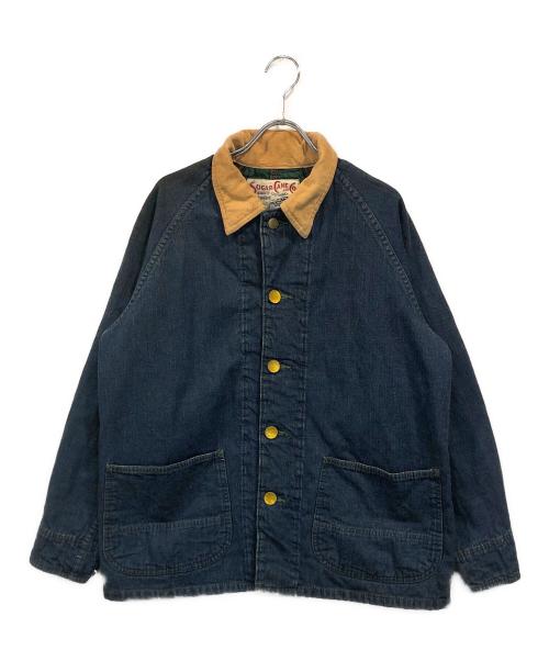 SUGAR CANE（シュガーケーン）SUGAR CANE (シュガーケーン) デニムカバーオールジャケット インディゴ サイズ:SIZE Mの古着・服飾アイテム