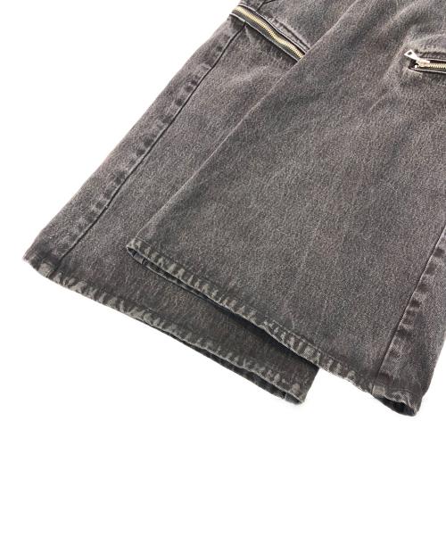 HARE（ハレ）HARE (ハレ) MEGAフレアデニム ブラック サイズ:Sの古着・服飾アイテム