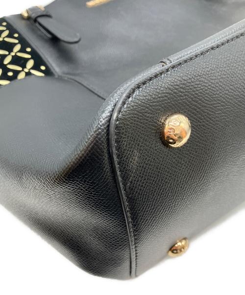 MICHAEL KORS（マイケルコース）MICHAEL KORS (マイケルコース) スタッズデザイントートバッグ ブラックの古着・服飾アイテム