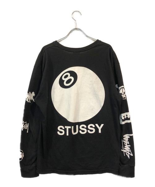 stussy（ステューシー）stussy (ステューシー) ロゴカットソー ブラック サイズ:Mの古着・服飾アイテム