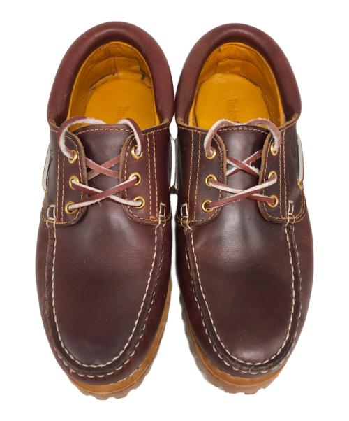 Timberland（ティンバーランド）Timberland (ティンバーランド) Authentics 3Eye Classic Lug ブラウン サイズ:25の古着・服飾アイテム