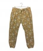 KITHキス）の古着「総柄スウェットパンツ」｜ベージュ