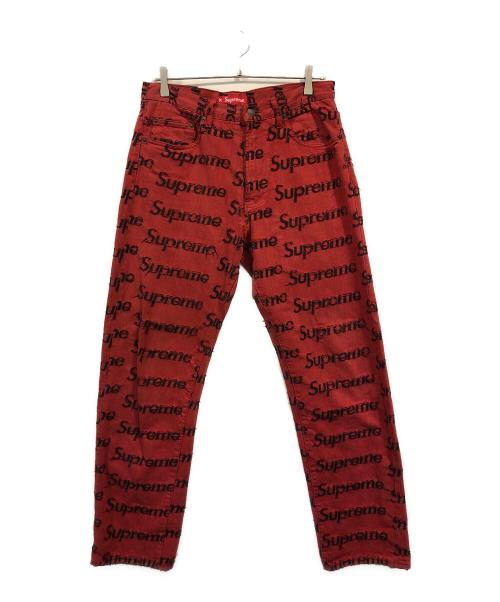 SUPREME（シュプリーム）Supreme (シュプリーム) フレイロゴレギュラージーンズ 
