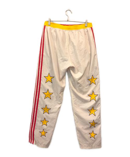 adidas（アディダス）adidas (アディダス) Eric Emanuel (エリック エマニュエル) McDonald's (マクドナルド) コラボリバーシブルパンツ レッド×ベージュ サイズ:Mの古着・服飾アイテム
