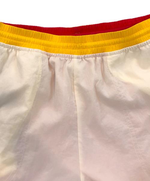 adidas（アディダス）adidas (アディダス) Eric Emanuel (エリック エマニュエル) McDonald's (マクドナルド) コラボリバーシブルパンツ レッド×ベージュ サイズ:Mの古着・服飾アイテム