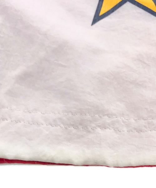 adidas（アディダス）adidas (アディダス) Eric Emanuel (エリック エマニュエル) McDonald's (マクドナルド) コラボリバーシブルパンツ レッド×ベージュ サイズ:Mの古着・服飾アイテム