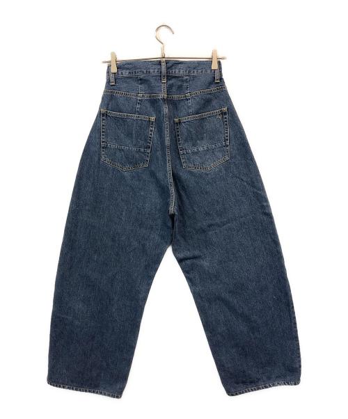 ASTRAET（アストラット）ASTRAET (アストラット) CO タック ワイド デニムパンツ ブルーの古着・服飾アイテム