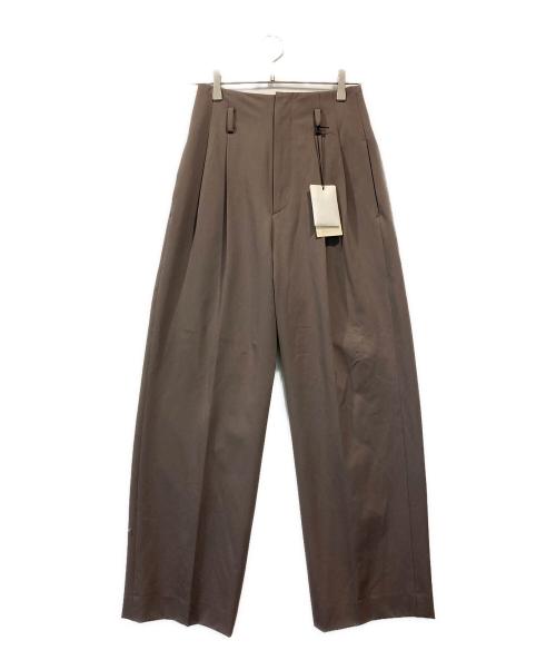 AEWEN MATOPH（イウエン マトフ）AEWEN MATOPH (イウエン マトフ) ハイウエストワイドパンツ グレー サイズ:36の古着・服飾アイテム