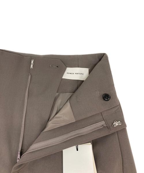 AEWEN MATOPH（イウエン マトフ）AEWEN MATOPH (イウエン マトフ) ハイウエストワイドパンツ グレー サイズ:36の古着・服飾アイテム