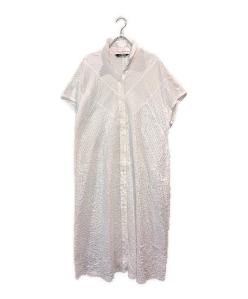 YACCO MARICARD（ヤッコマリカルド）YACCO MARICARD (ヤッコマリカルド) ブラウスワンピース ホワイト サイズ:-の古着・服飾アイテム