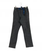 GRAMICCI×BEAMSグラミチ×ビームス）の古着「別注ボンディングニットフリースナローパンツ」｜グレー