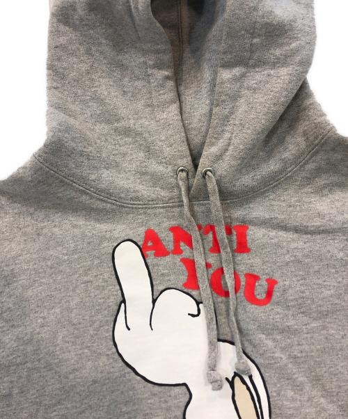 SUPREME（シュプリーム）Supreme (シュプリーム) UNDERCOVER (アンダーカバー) Anti You Hooded Sweatshirt グレー サイズ:SIZE Mの古着・服飾アイテム
